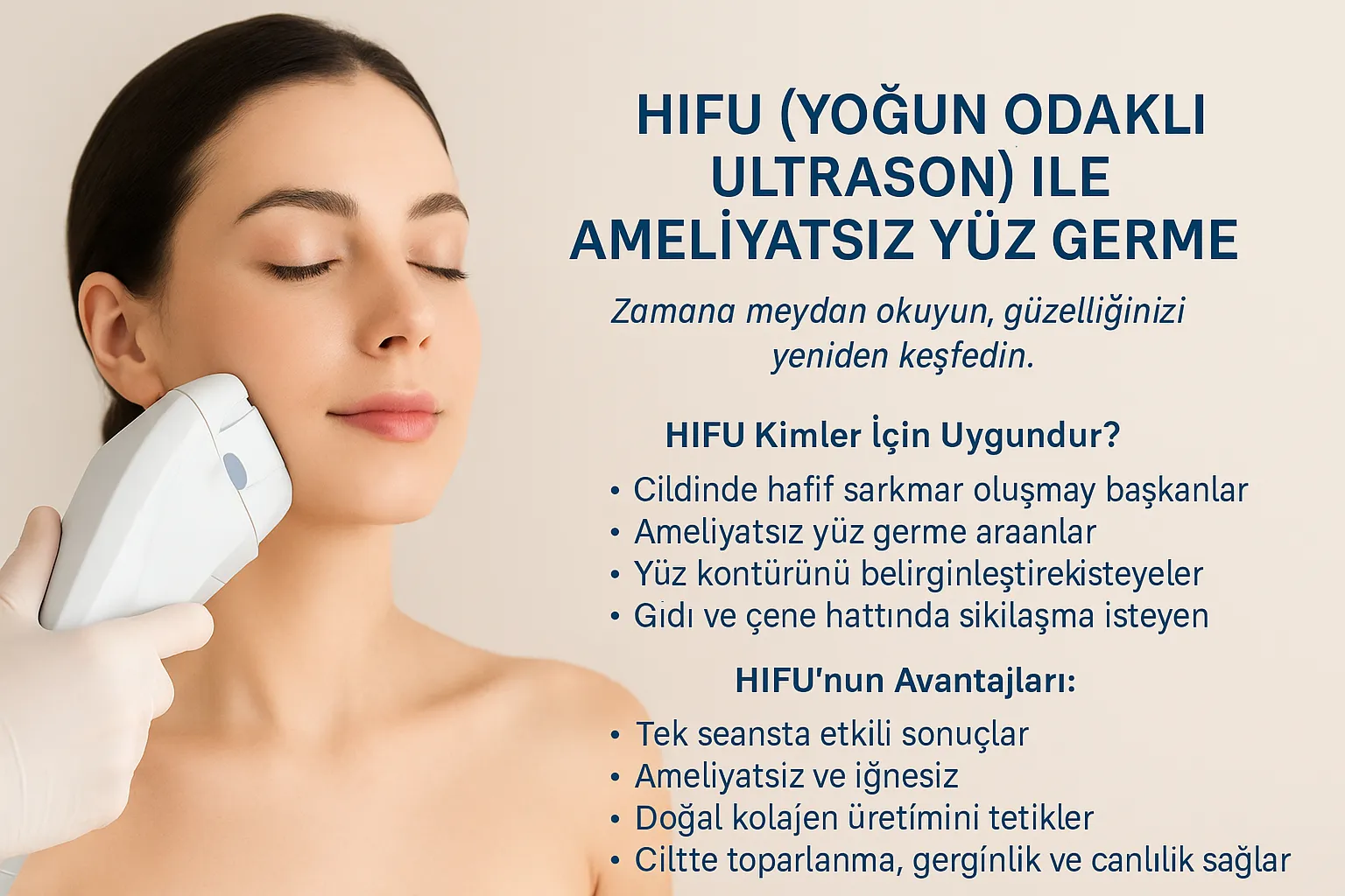 HIFU  ile YÜZ GERME